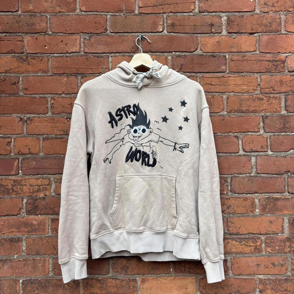 Astroworld look mom I can fly zip up hoodie M